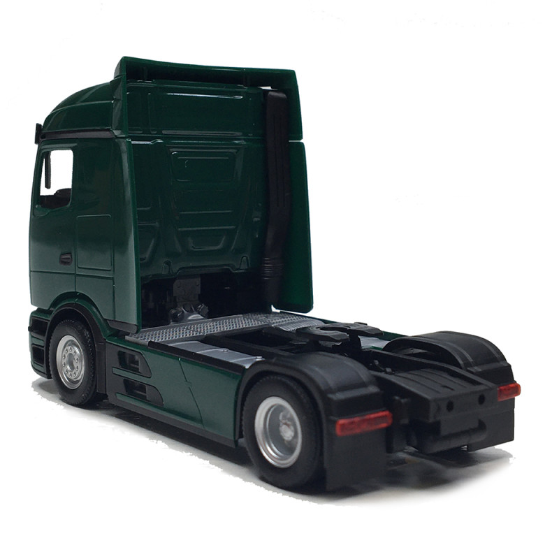 Mercedes Benz Actros L, procabin streamspace, 2 essieux, vert - HERPA 319430-002 - HO 1/87