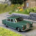 Mercedes Benz 200 Heckflosse, vert - HERPA 420457-004 - HO 1/87