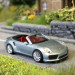 Porsche 911 Turbo, cabriolet, argent - HERPA 038928-003 - HO 1/87