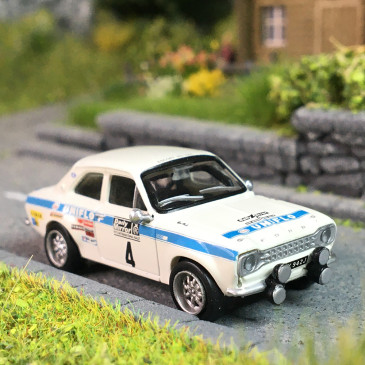 Ford Escort MKI RS 1600, No4, 1972, Rallye RAC Daily miror - BREKINA 19076 - HO 1/87