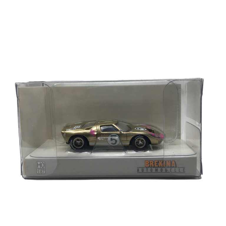 Ford GT40, No5, 24H le Mans, 1966, Ronnie Bucknum, Richard Hutcherson, 3e place - BREKINA 18556 - HO 1/87
