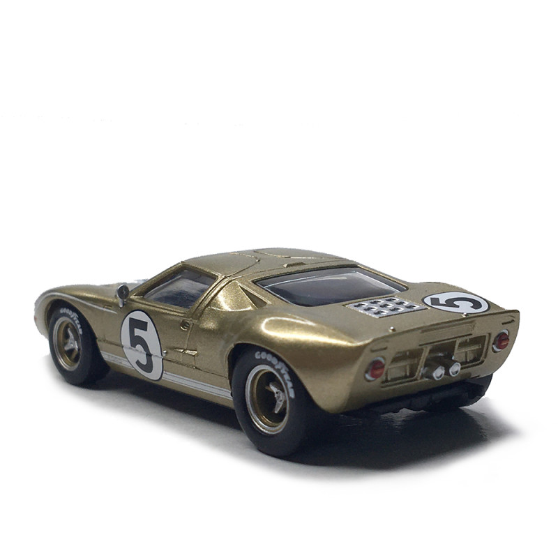 Ford GT40, No5, 24H le Mans, 1966, Ronnie Bucknum, Richard Hutcherson, 3e place - BREKINA 18556 - HO 1/87