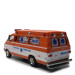 Dodge B 200, Ambulance, Transcon, 1975 - BREKINA 18305 - HO 1/87