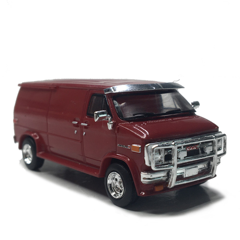 GMC Vandura, rouge métallisé, 1983 - BREKINA 18259 - HO 1/87