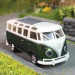 VW T1b samba, blanc, vert, 1960 - BREKINA 31858 - HO 1/87