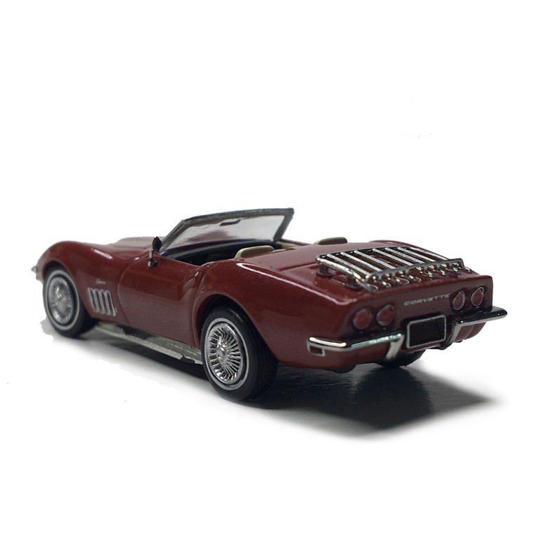 Chevrolet Corvette C3, cabriolet, rouge métallisé, 1968 - BREKINA 19994 - HO 1/87