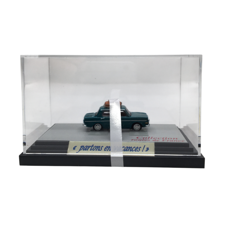 Simca 1000, vert, Galerie de toit et 2 valises - SAI 1747 - HO 1/87