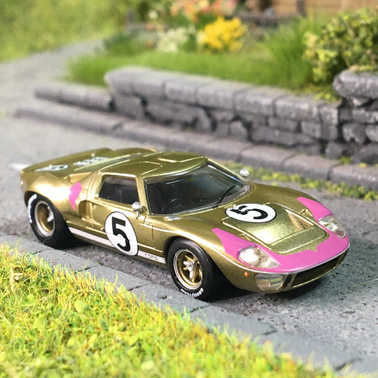Coffret de 3 Ford GT40, arrivées aux 3 premières places, Le Mans 1966, exclusif - SAI 5515 - HO 1/87