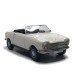 Peugeot 204, cabriolet, blanc, 1966 - SAI 6650 - HO 1/87