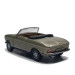 Peugeot 204, cabriolet, or métallisé, 1966 - SAI 6657 - HO 1/87