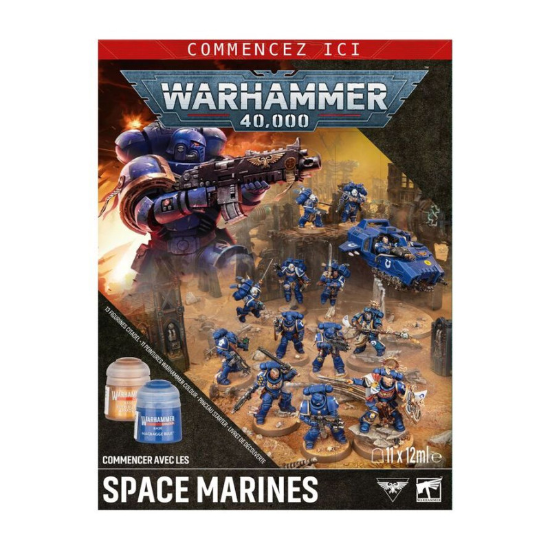 Warhammer 40.000, Commencer avec les Space Marines - WARHAMMER 01170101003 60-52