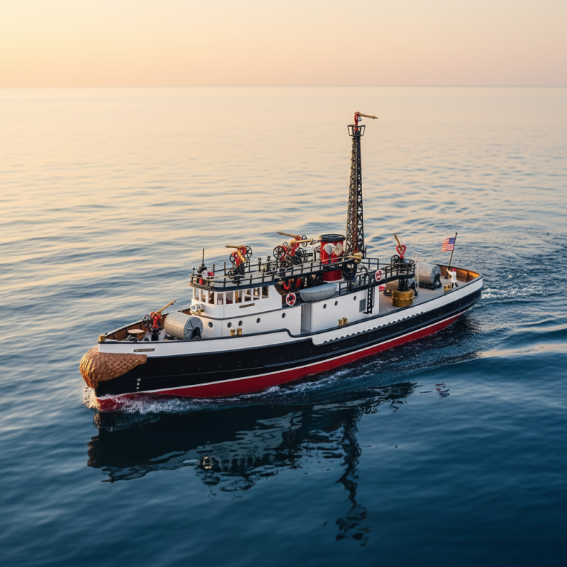 Le pompier, Harbor fire boat - REVELL 05197 - 1/87