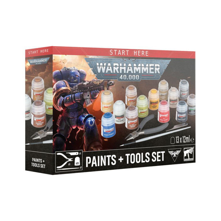 Warhammer 40.000, Set peinture, outils - WARHAMMER 54170199002 60-12