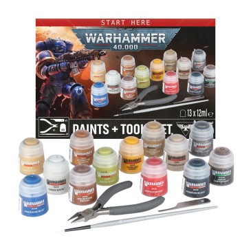 Warhammer 40.000, Set peinture, outils - WARHAMMER 54170199002 60-12