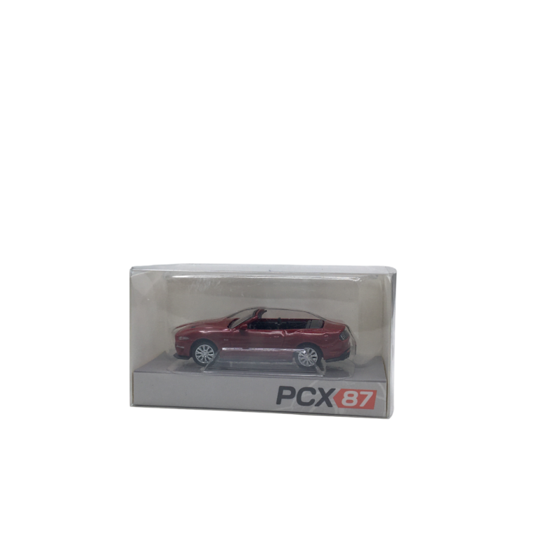Ford Mustang VI, cabriolet, rouge métallisé, 2020 - PCX 870565 - HO 1/87