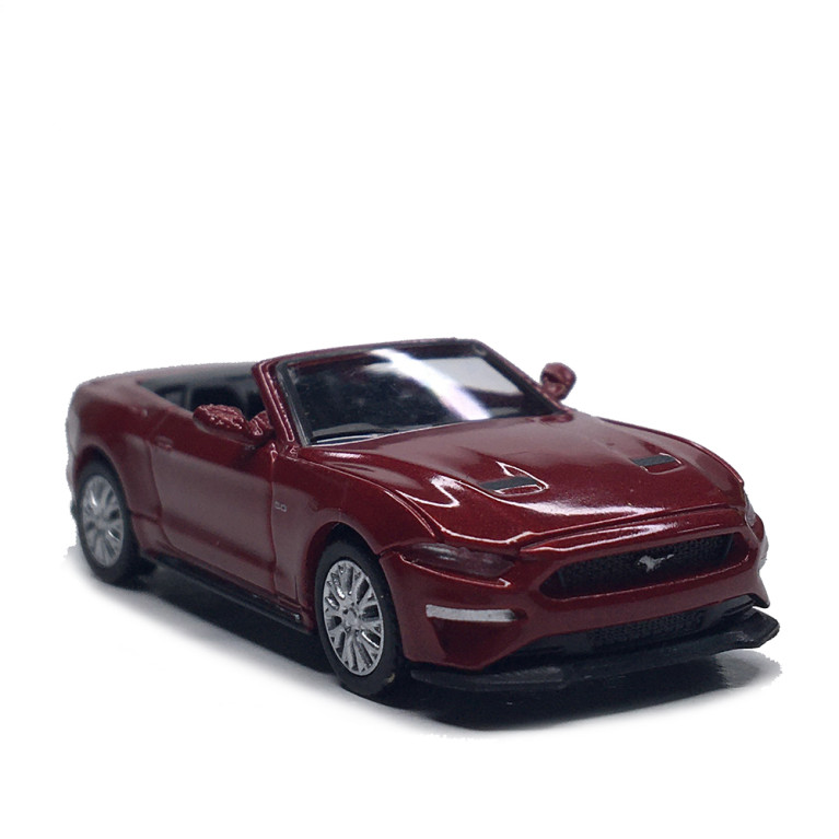 Ford Mustang VI, cabriolet, rouge métallisé, 2020 - PCX 870565 - HO 1/87