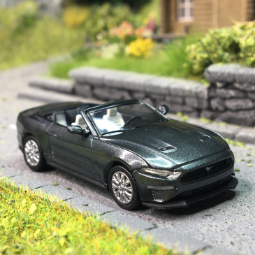 Ford Mustang VI, cabriolet, gris, 2020 - PCX 870567 - HO 1/87