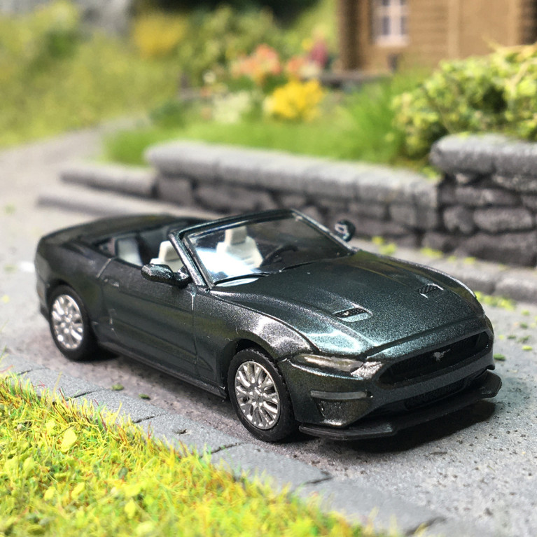 Ford Mustang VI, cabriolet, gris, 2020 - PCX 870567 - HO 1/87
