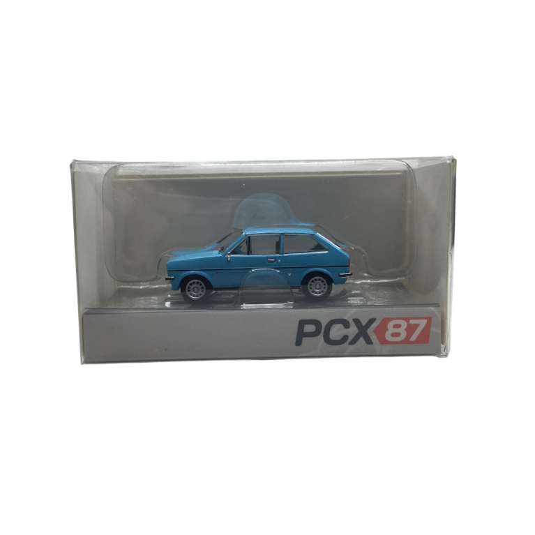 Ford Fiesta MK I, bleu, 1976 - PCX 870768 - HO 1/87