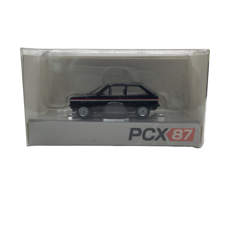Ford Fiesta MK I, noir, 1976 - PCX 870770 - HO 1/87