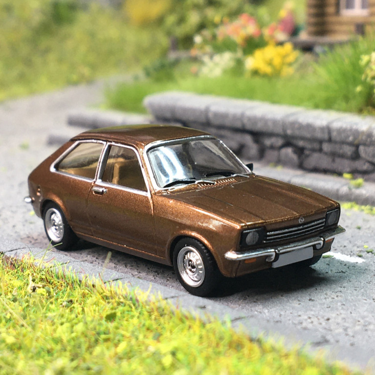 Opel Kadett C City, marron, 1975 - PCX 870773 - HO 1/87