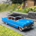 Cadillac Fleetwood, bleu, noir, 1955 - BREKINA 18351 - HO 1/87