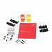 Minikit, Volkswagen Golf II, 2 portes, rouge, jaune, 2 pièces - HERPA 014281 - HO 1/87