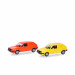 Minikit, Volkswagen Golf II, 2 portes, rouge, jaune, 2 pièces - HERPA 014281 - HO 1/87