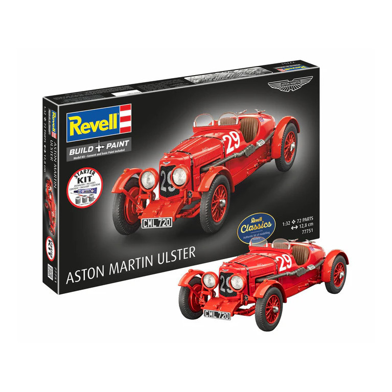 Coffret starter kit avec peinture, Aston Martin Ulster - REVELL 77751 - 1/32