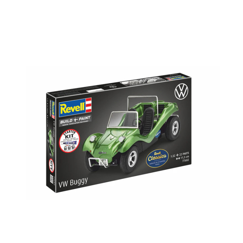 Coffret starter kit avec peinture, Buggy Volkswagen - REVELL 77682 - 1/32