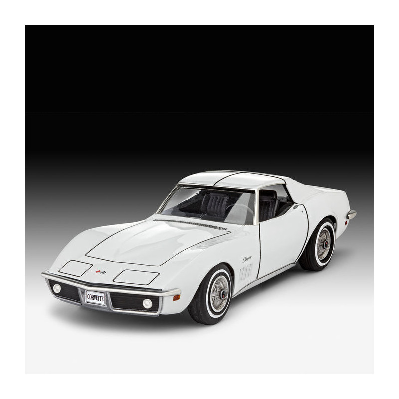Coffret starter kit avec peinture, Chevrolet Corvette C3 - REVELL 77684 - 1/32
