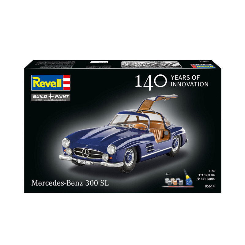 Mercedes Benz 300 SL, 100 ans de Mercedes Benz - REVELL 05614 - 1/24
