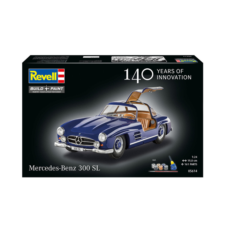 Mercedes Benz 300 SL, 100 ans de Mercedes Benz - REVELL 05614 - 1/24