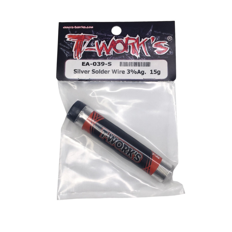 Étain Ø1.0mm 3% d'argent - 15g- T-WORKS EA-039-S