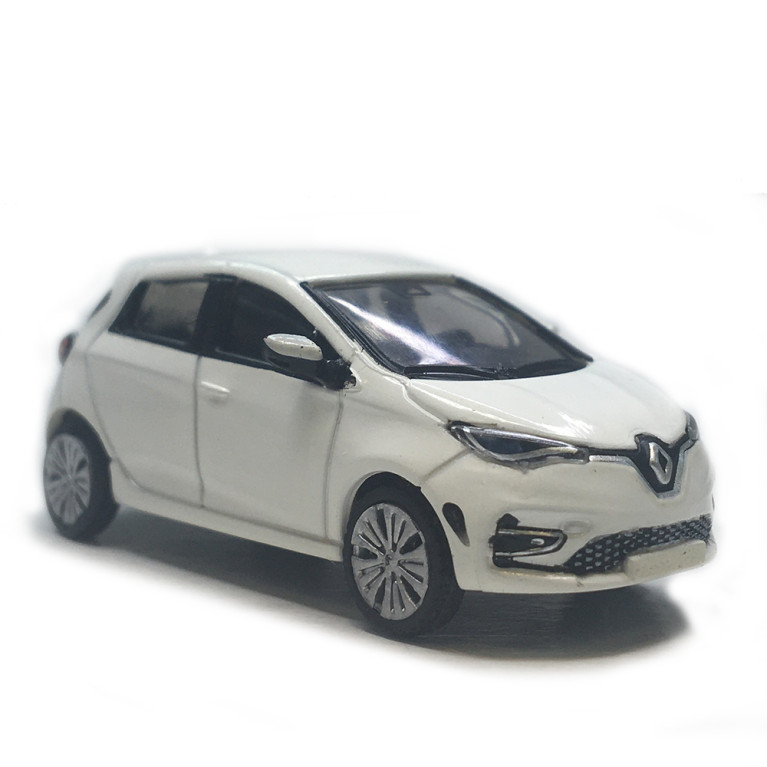 Renault Zoé, phase 2, blanc, 2019 - SAI 7600 - HO 1/87