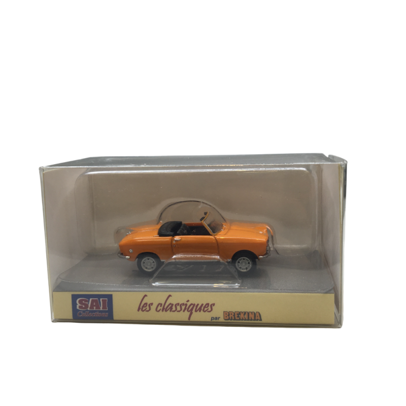 Peugeot 204, cabriolet, orange, 1966 - SAI 6659.1 - HO 1/87