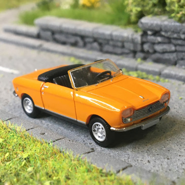 Peugeot 204, cabriolet, orange, 1966 - SAI 6659.1 - HO 1/87
