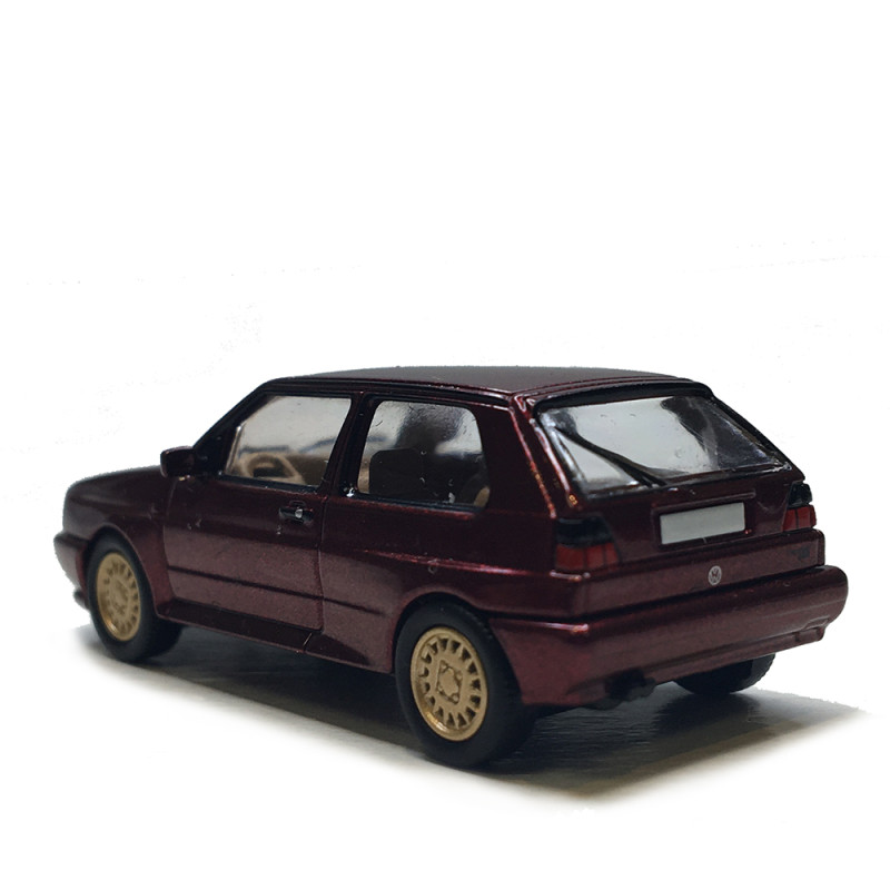 Volkswagen Golf II, rallye, rouge métallisé, 1989 - PCX 871597 - HO 1/87
