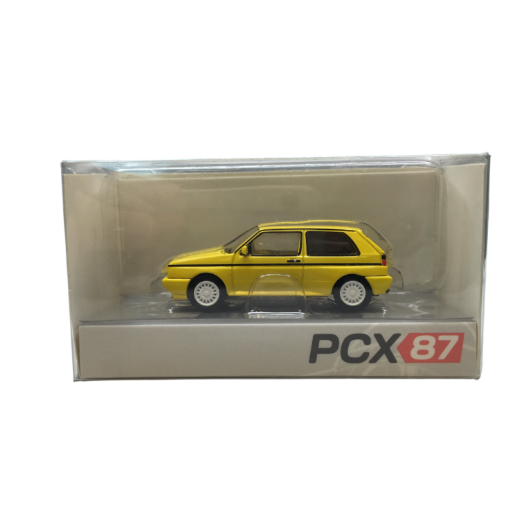 Volkswagen Golf II, rallye, jaune, 1989 - PCX 871599 - HO 1/87