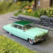 Cadillac Fleetwood, vert, 1955 - BREKINA 18353 - HO 1/87