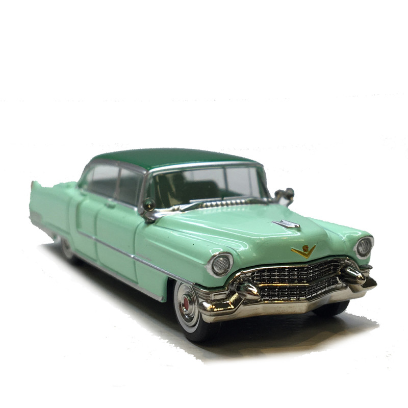 Cadillac Fleetwood, vert, 1955 - BREKINA 18353 - HO 1/87