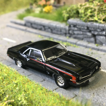 Chevrolet Camaro SS, noir, 1969 - BREKINA 18378 - HO 1/87