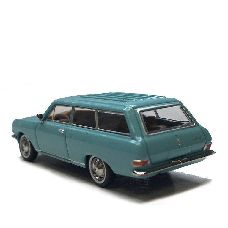 Opel Rekord, A Caravan, turquoise, 1963 - BREKINA 20471 - HO 1/87