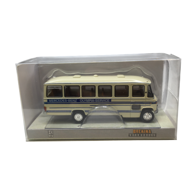 Mercedes Benz O 309, autocar, MB Olympia Service, 1968 - BREKINA 36752 - HO 1/87