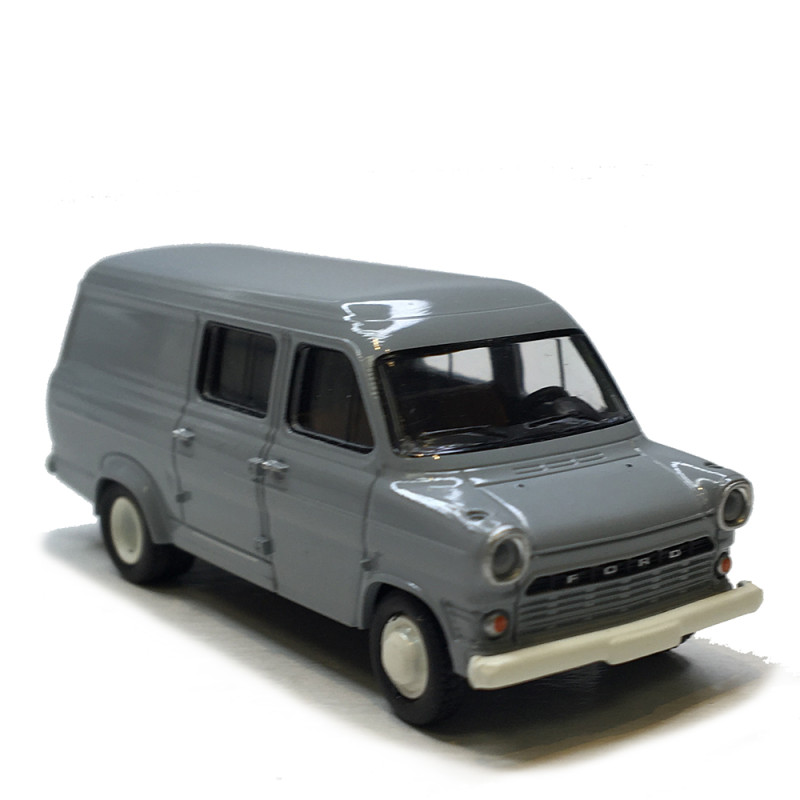 Ford transit Mk1, gris, 1970 - BREKINA 34170 - HO 1/87