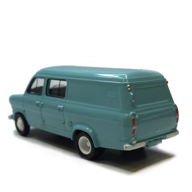 Ford transit Mk1, bleu turquoise, 1970 - BREKINA 34171 - HO 1/87