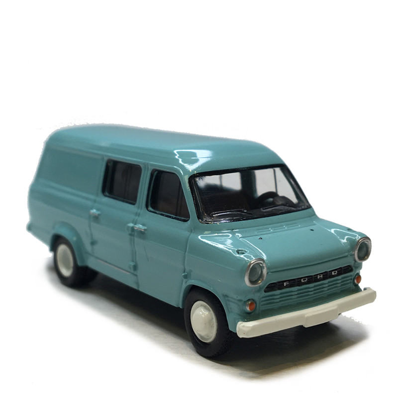 Ford transit Mk1, bleu turquoise, 1970 - BREKINA 34171 - HO 1/87