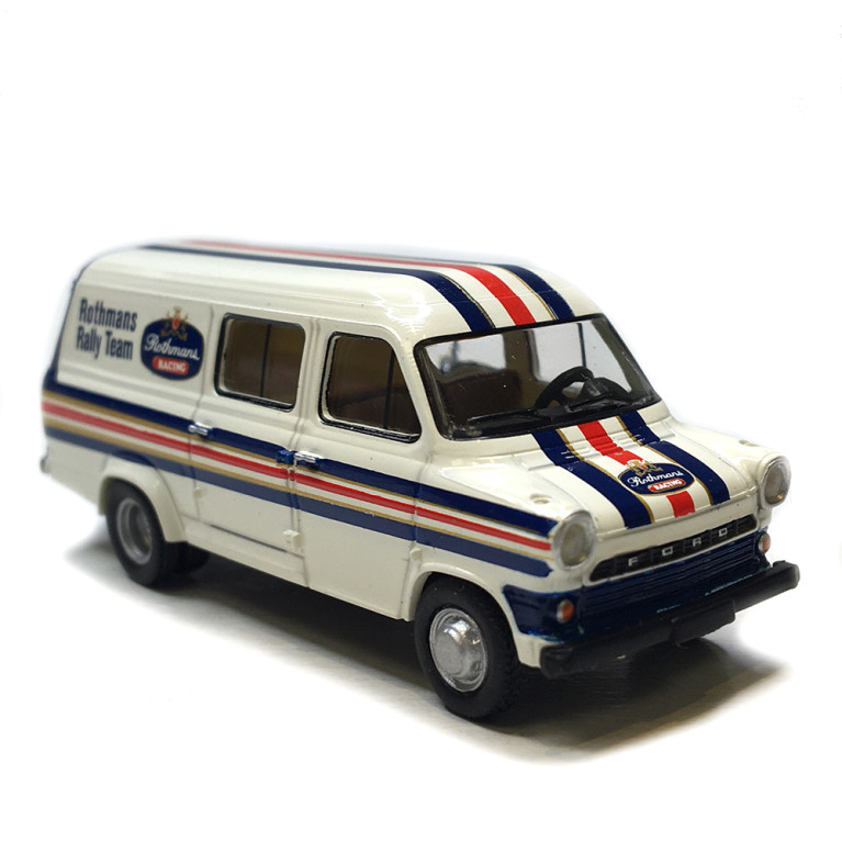 Ford transit Mk1, Rothmans rally team, 1970 - BREKINA 34176 - HO 1/87