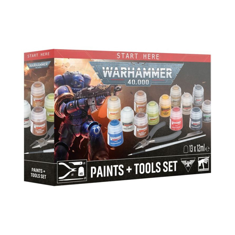 Warhammer 40.000, Set peinture, outils - WARHAMMER 54170199002 60-12
