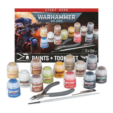 Warhammer 40.000, Set peinture, outils - WARHAMMER 54170199002 60-12